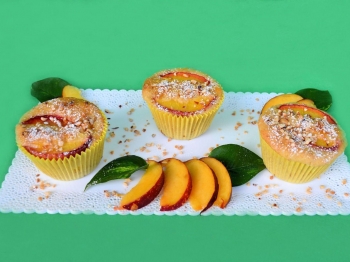 Muffin pesche /amaretti